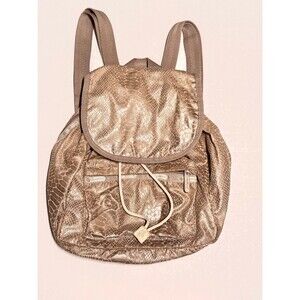 LESPORTSAC Small Backpack in Golden Foil Snake Print (Bx 3)